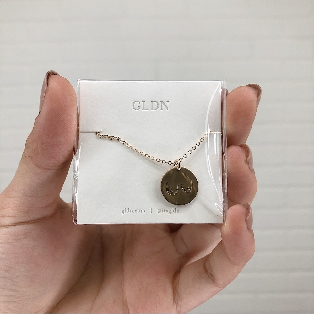 GLDN Boob Necklace (14k Filled)